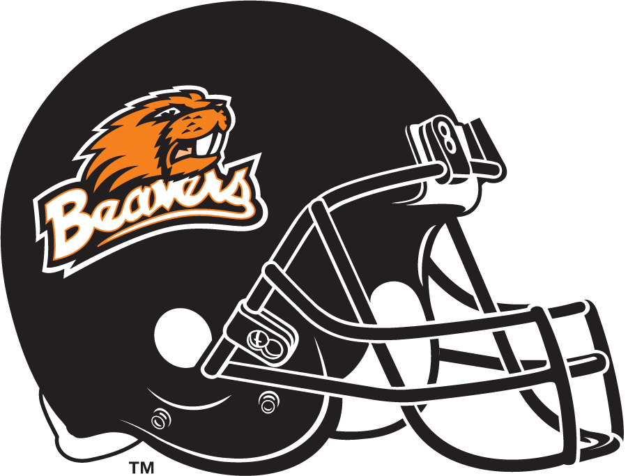 Oregon State Beavers 1998-2005 Helmet Logo diy DTF decal sticker